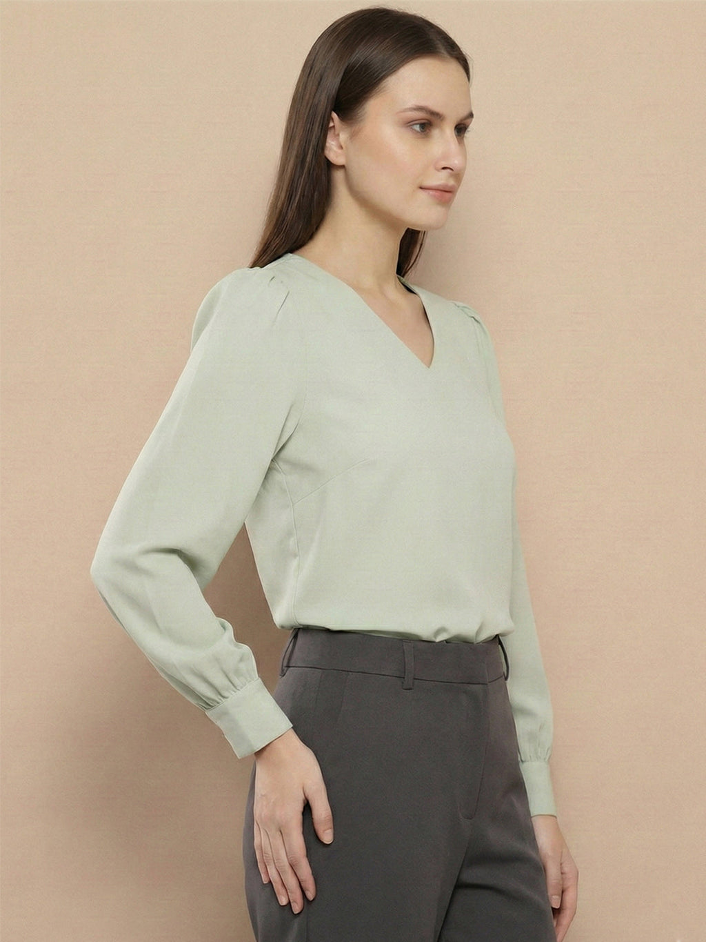 VORA LABEL Women Denim Solid Regular Fit Top - Yellow