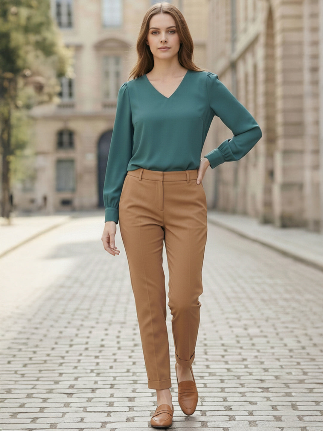 VORA LABEL Women Denim Solid Regular Fit Top - Yellow
