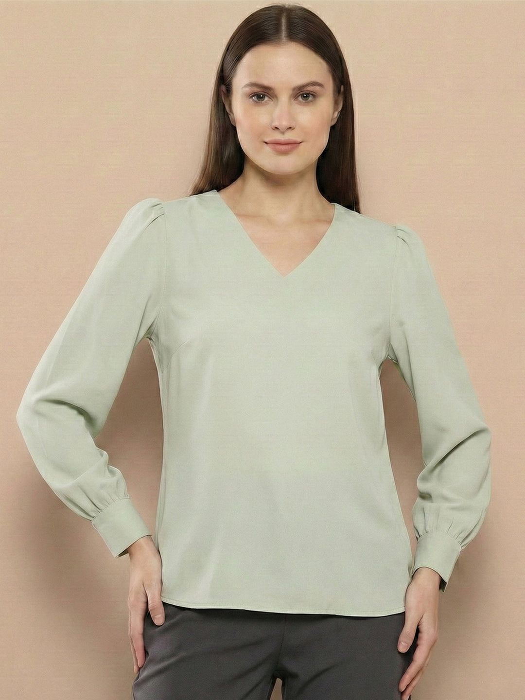 VORA LABEL Women Denim Solid Regular Fit Top - Yellow