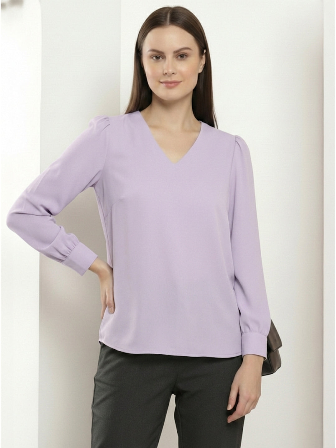VORA LABEL Women Denim Solid Regular Fit Top - Yellow