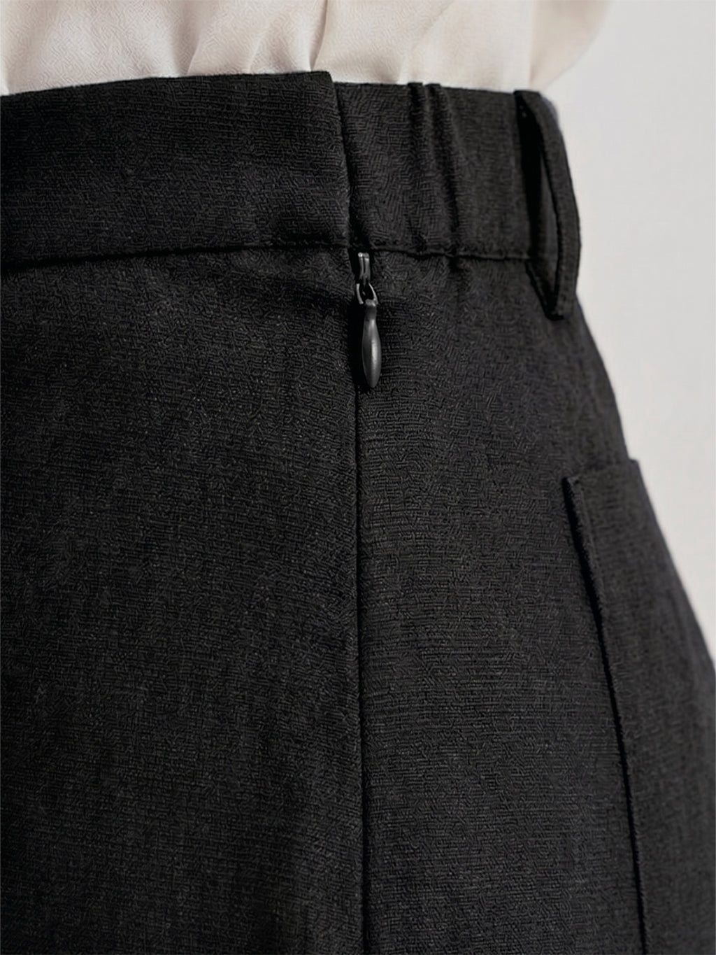 VORA LABEL Black Color Trousers For Women And Girls