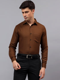 VORA LABEL Men Cotton Solid Regular Fit Casual Shirt - Black