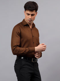 VORA LABEL Men Cotton Solid Regular Fit Casual Shirt - Black
