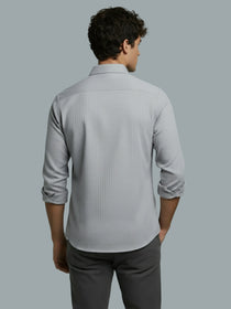 VORA LABEL Men Cotton Solid Regular Fit Spread Collar Casual Shirt - Black