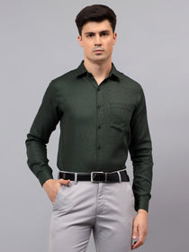 VORA LABEL Men Cotton Solid Regular Fit Casual Shirt - Black