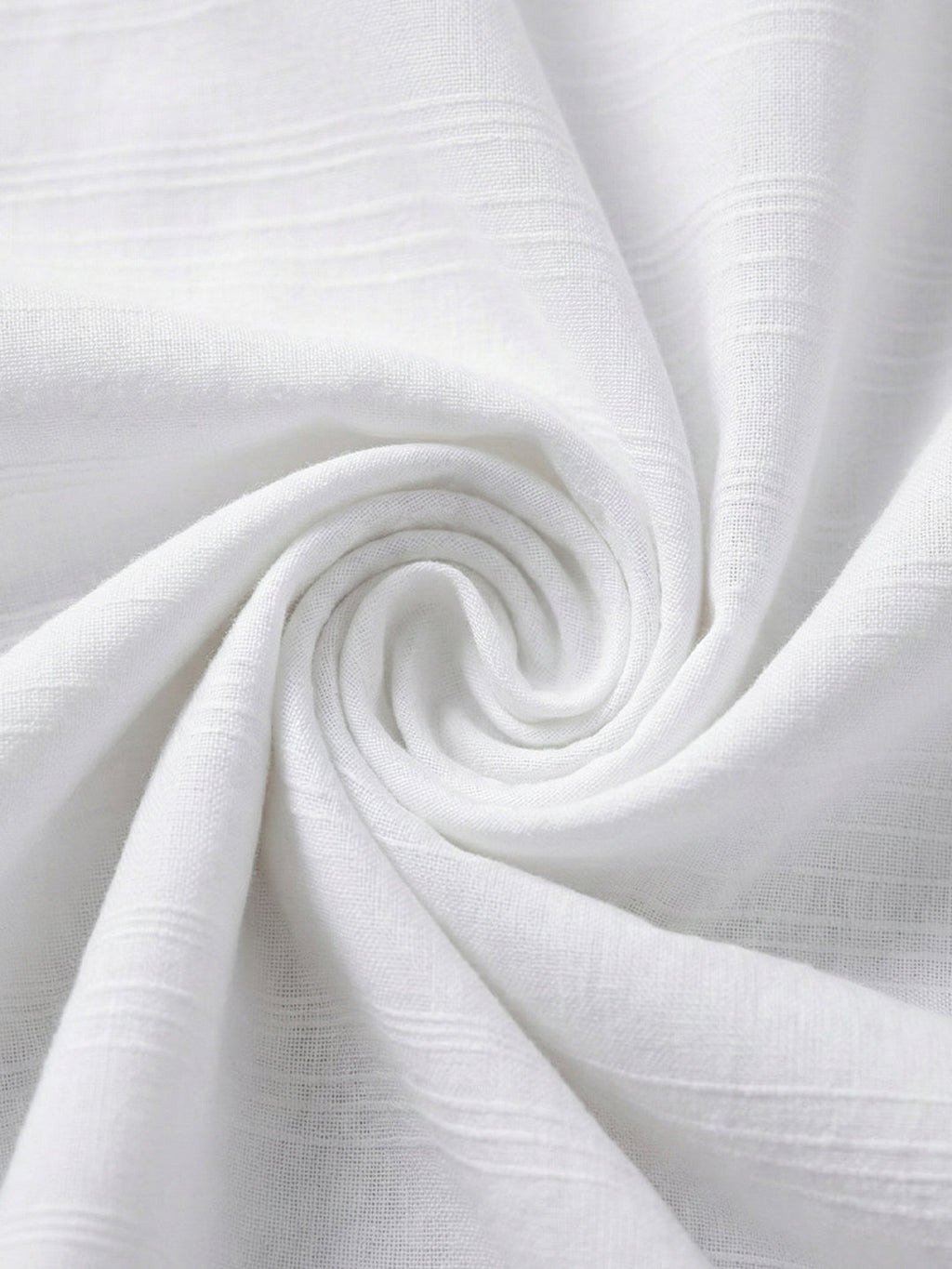 VORA LABEL Men Cotton Single Stripe Short Kurta - White