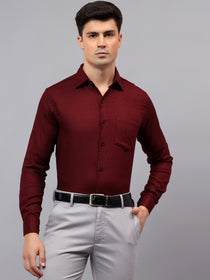 VORA LABEL Men Cotton Solid Regular Fit Casual Shirt - Black