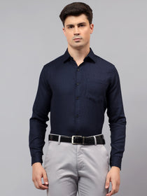 VORA LABEL Men Cotton Solid Regular Fit Casual Shirt - Black