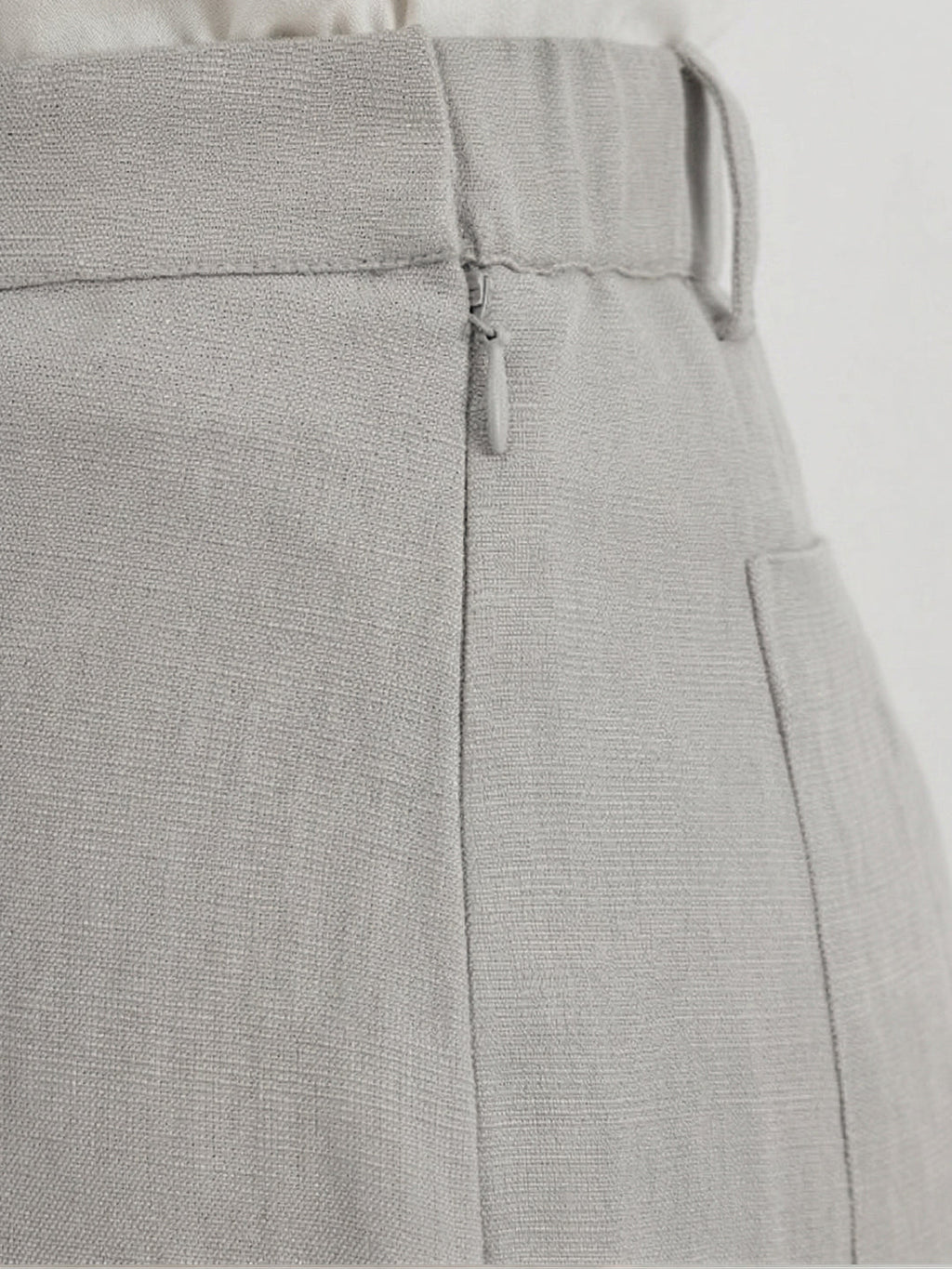 VORA LABEL Women Rayon Solid Straight Fit Trousers - Grey
