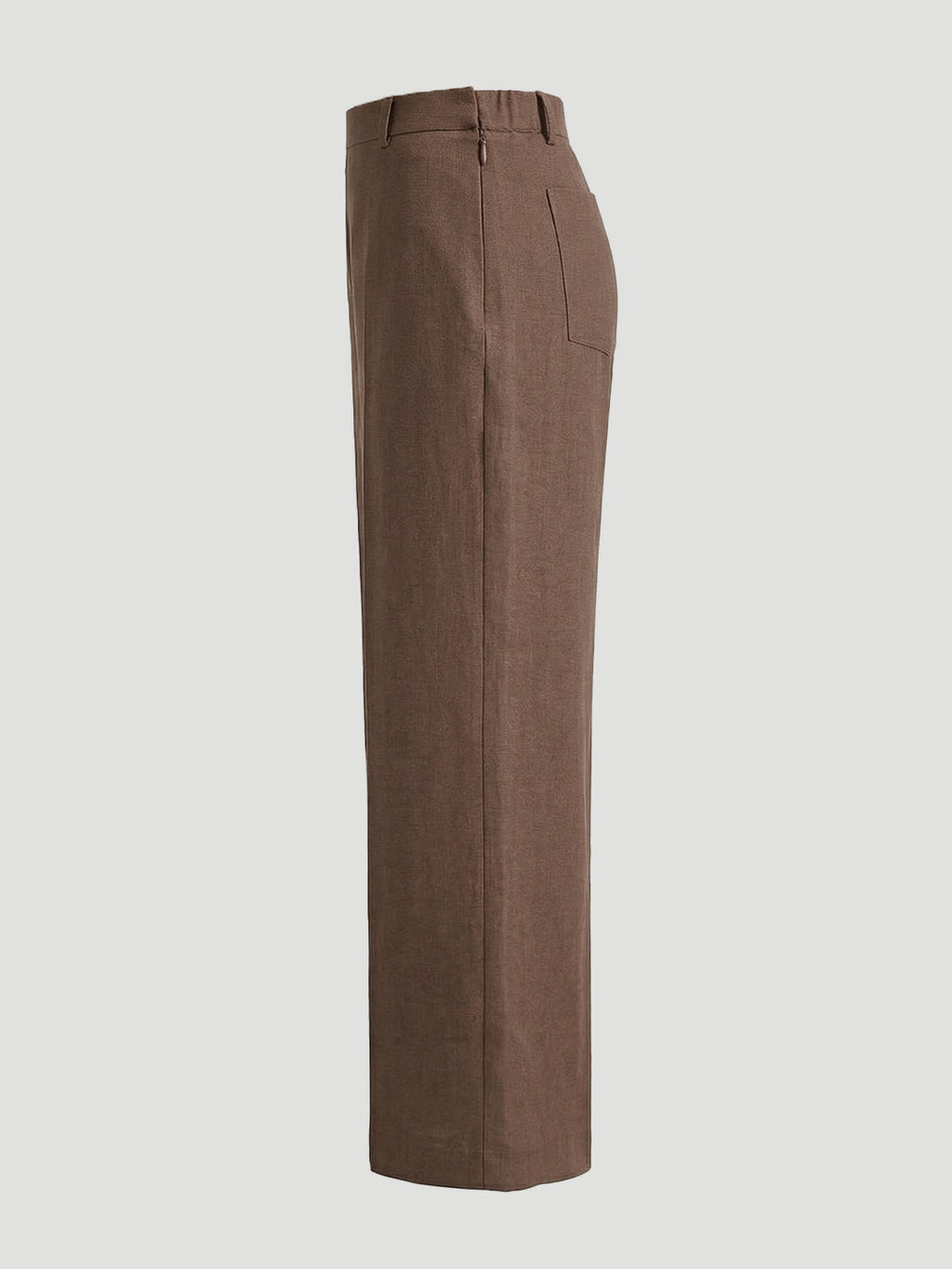VORA LABEL Women Rayon Solid Straight Fit Trousers - Gold