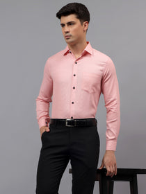 VORA LABEL Men Cotton Solid Regular Fit Casual Shirt - Black