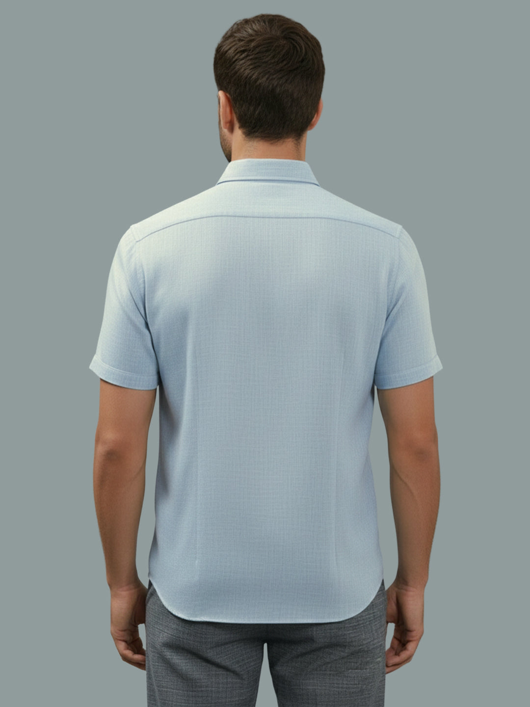 VORA LABEL Men Cotton Regular Fit Spread Collar Casual Shirt - Yellow