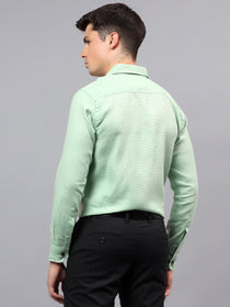 VORA LABEL Men Cotton Solid Regular Fit Casual Shirt - Black