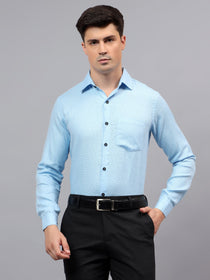 VORA LABEL Men Cotton Solid Regular Fit Casual Shirt - Black