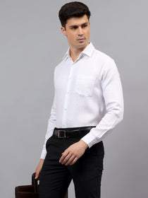 VORA LABEL Men Cotton Solid Regular Fit Casual Shirt - Black