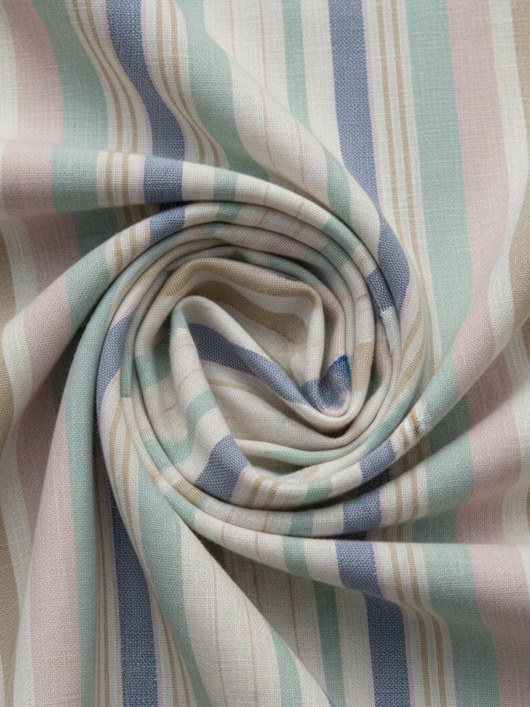 VORA LABEL Women Cotton Striped Regular Fit Shirt - White